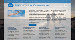 Desktop Screenshot of affiliatesincounseling.net