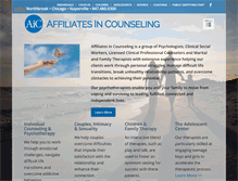 Tablet Screenshot of affiliatesincounseling.net